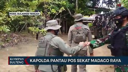 Kapolda Pantau Langsung Pos Sekat Kejar Ops Madago Raya
