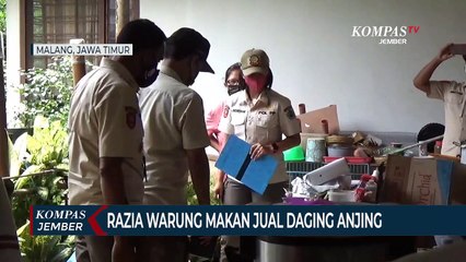 Warung Makan Jualan Daging Anjing Terjaring RaziaSatpol PP