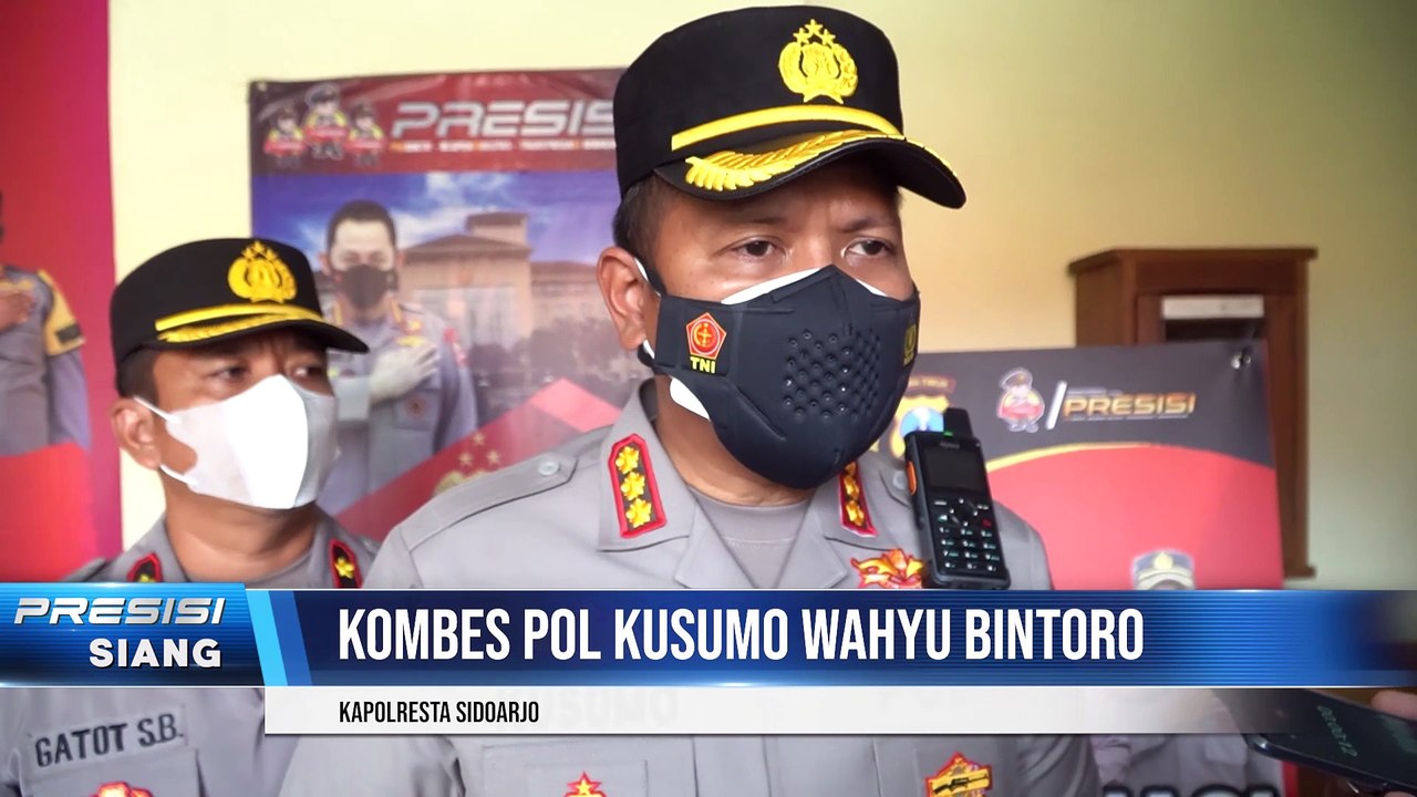 Kapolresta Sidoarjo Pantau Vaksinasi Booster di Wilayah Krian