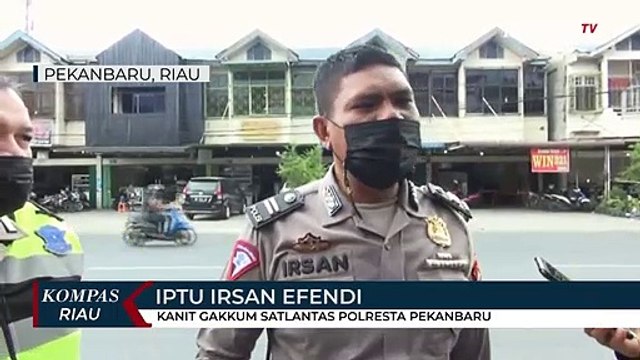 Kecelakaan Tabrak Lari Terekam CCTV Di Pekanbaru