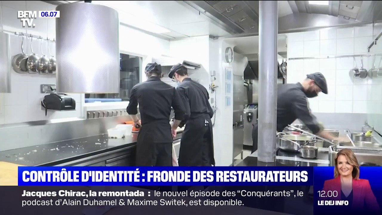 Pass vaccinal: les restaurateurs vent debout contre le contrôle d'identité de leurs clients