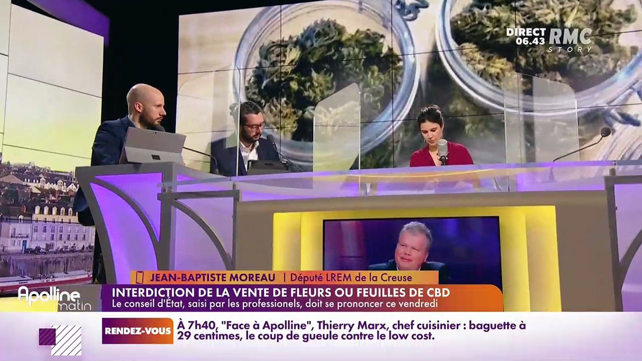 On peut tout dire sur RMC : Interdiction de la vente de fleurs ou feuilles de CBD - 21/01
