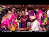 Chiranjeevi Sarja and Meghana raj Blessed Newly Married couple | TV5 Kannada