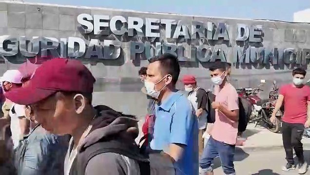 México | La primera caravana migrante de 2022 parte de Tapachula
