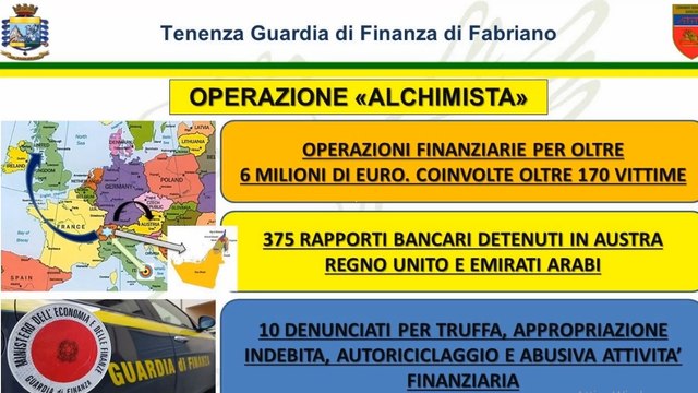 Finti affari con lingotti d'oro e alberi di Paulonia: truffa da 6 milioni a danno di risparmiatori (21.01.22)