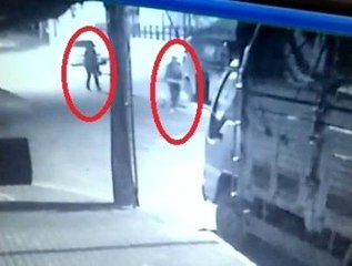 Akü hırsızları kamerada