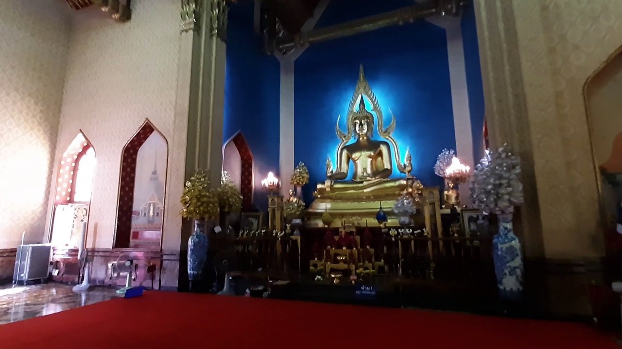 The Marble Temple Wat Benchamabophit Temple  Bangkok Thailand,