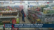 Minyak Goreng Murah,Warga Serbu Minimarket Hingga Habis Stok
