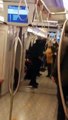 Metroda bir kadına küfürlü ve bıçaklı tehdit