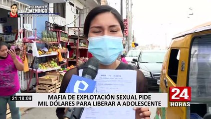 Sujeto pide mil dólares para liberar a menor de 16 años antes de ser explotada sexualmente