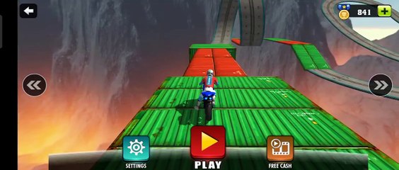 Impossible Moto Bike Stunts 3D Level 5 - Level 8