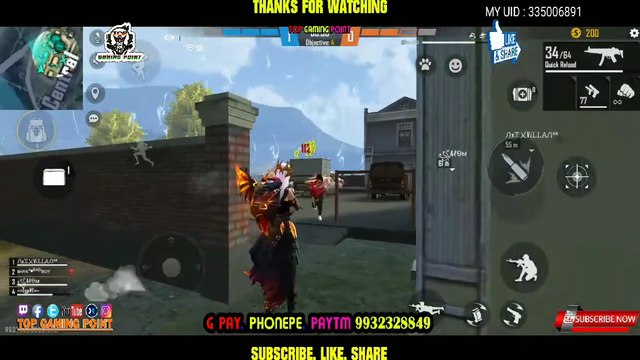 EASY QUADRA CLASH SQUAD FREE FIRE #TOPGAMINGPOINT #TGPARMY #GYANGAMING #RAISTER