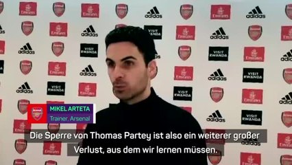 Erneut Rot! Arteta: "Echte Herausforderung"