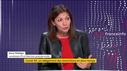 Levée des restrictions sanitaires, Parcoursup, sortie du nucléaire... Le "8h30 franceinfo" d'Anne Hidalgo