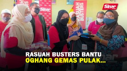 Rasuah busters bantu oghang Gemas pulak…