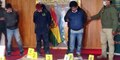 Presentan a los delincuentes que hirieron de bala al voceador que frustró un atraco en El Alto