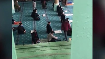 Ulu Camii 'biz açız' sesiyle yankılandı!