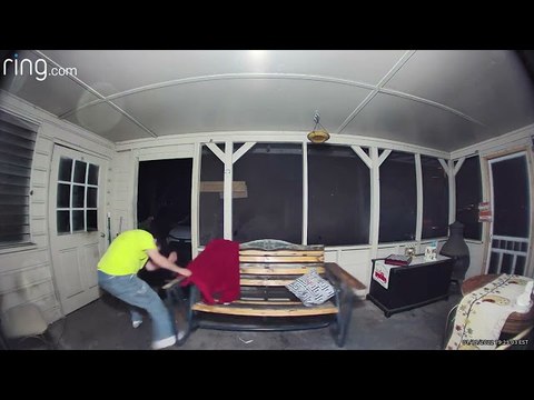 Brave Man Saves His Dogs From Bear Attacks