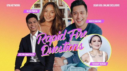 Dear Uge: Rapid Fire Questions | Online Exclusive