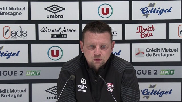 Amiens SC - EAG : le point presse de Stéphane Dumont