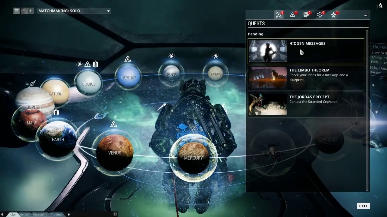 Hidden Messages Quest [Part 1] Riddler - Warframe