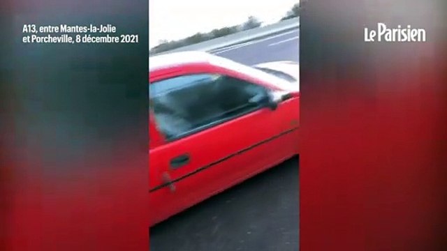 Elle frôle la catastrophe sur l’A13, après son passage chez le garagiste