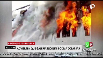 Municipalidad de Lima responde a comerciantes que piden demolición de galería Nicolini