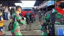 Jenazah Anggota TNI yang Gugur Dalam Aksi Penembakan KST Diberangkatkan ke Raja Ampat