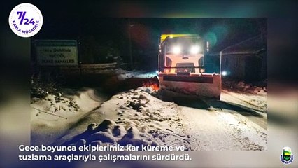 İnegöl Belediyesi tüm birimleriyle teyakkuzda