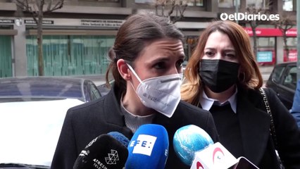 Irene Montero apuesta por "el diálogo y la diplomacia" en Ucrania