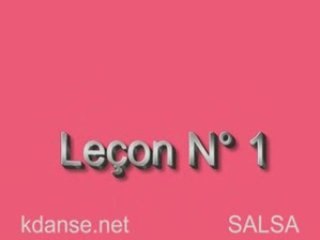 Apprendre la Salsa (niveau débutant) : leçon 1