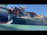 Vidéo : le CMA CGM Bali premier porte conteneurs avitaillé en GNL à Fos