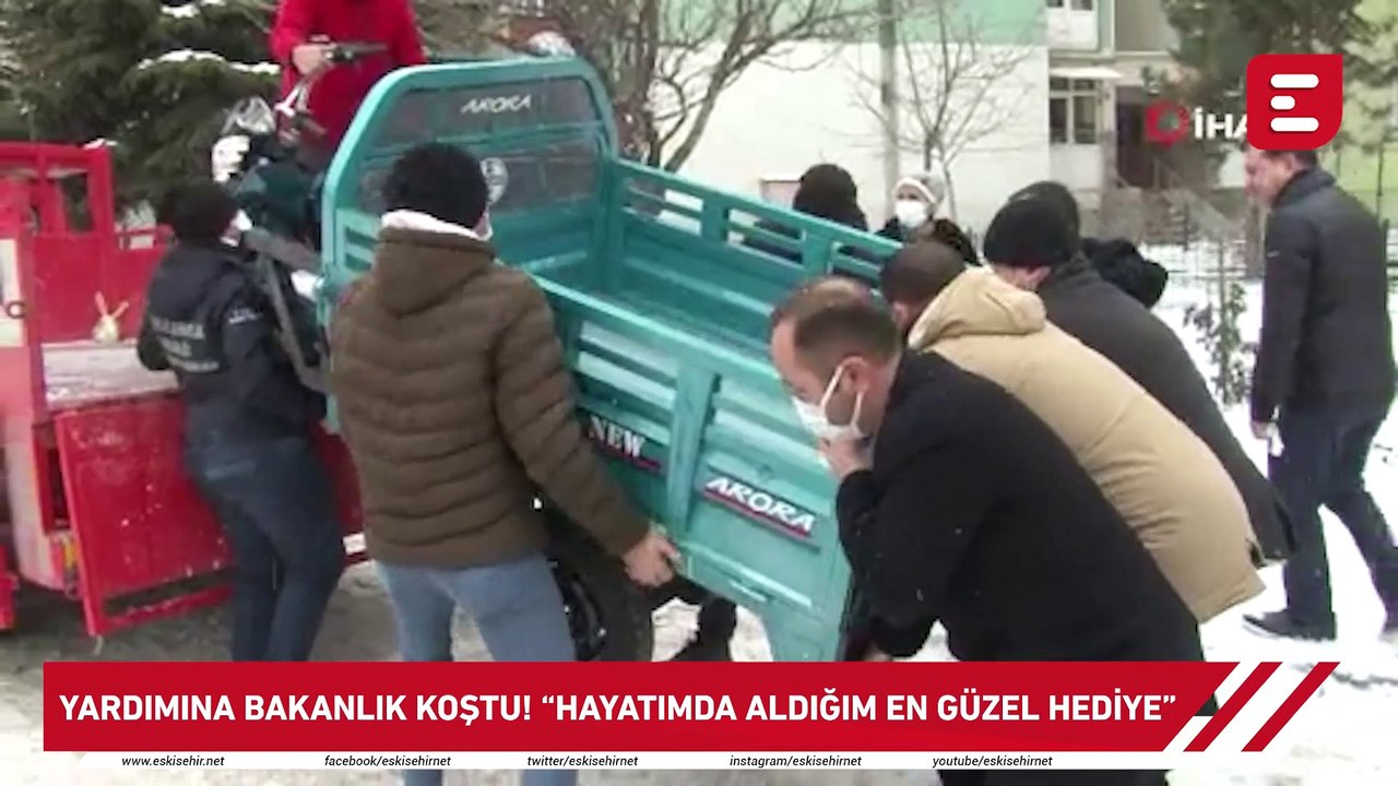 Yardımına bakanlık koştu! “Hayatımda aldığım en güzel hediye”