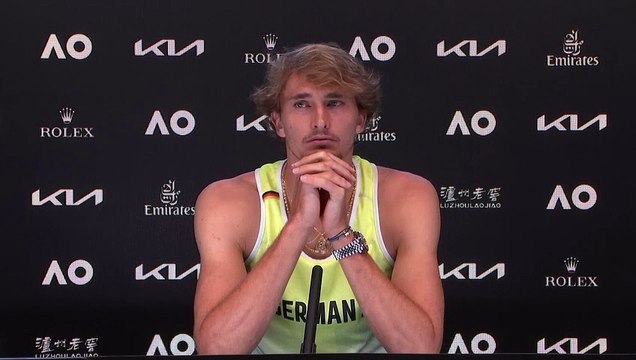 Open d'Australie 2022 - Alexander Zverev : I'm sure I'm going to be drunk tonight, it's very popular here so why not give it a try