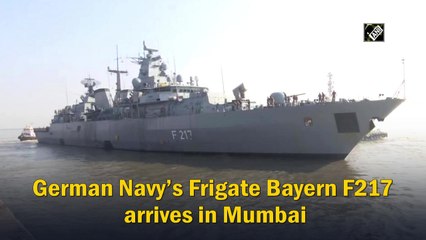 German Navy’s Frigate Bayern F217 arrives in Mumbai
