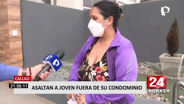Callao: delincuencia imparable, asaltan a joven fuera de su condominio