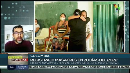 En Colombia se registran 10 masacres en el 2022