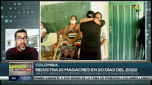 En Colombia se registran 10 masacres en el 2022