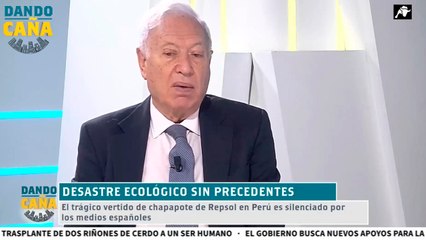 José Manuel García-Margallo reprocha al Gobierno no tomarse en serio el vertido de Repsol en Perú