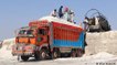 Pakistan's salt collectors scrape out a tough living
