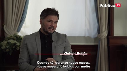 Gabriel Rufián: "Si Yolanda Díaz cierra la reforma laboral con la CEOE y Ciudadanos, el coste puede ser muy grande"