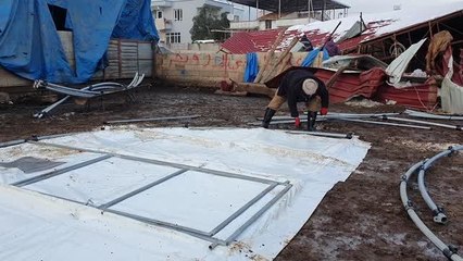 AFAD'dan besicilere çadır desteği