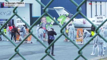 Environment activists protest 'ultra-polluting' private jets