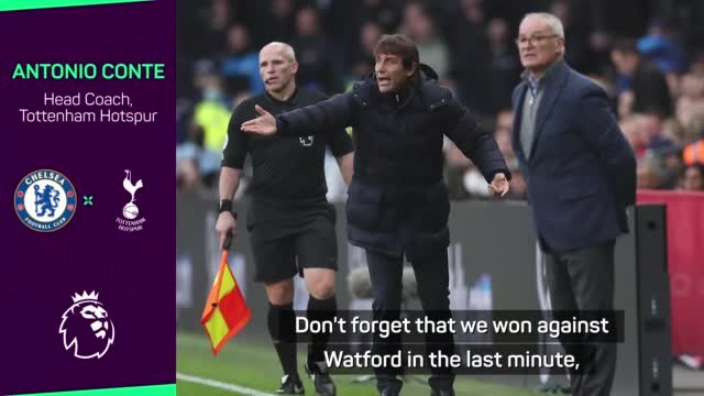 Conte remaining 'realistic' on Spurs' top four chances
