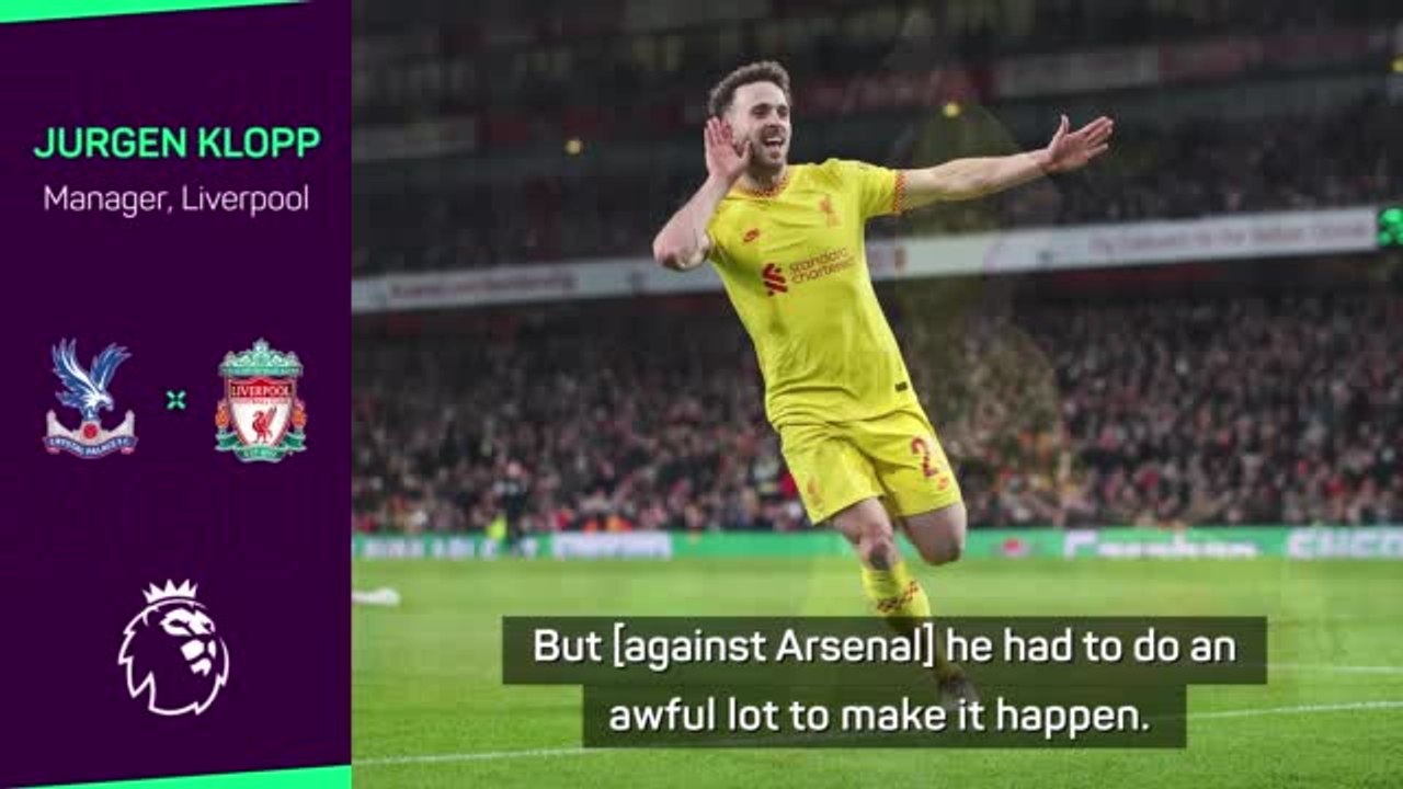 Klopp believes Jota has everything he needs to be 'world class'