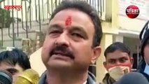 रामपुर मनिहारान से विधायक देवेंद्र निम ने किया नामांकन, बोले जनता जागरूक है देगी जवाब