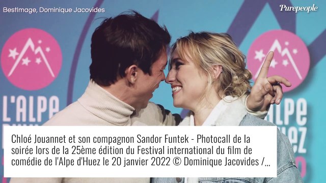 Chloé Jouannet et Sandor Funtek : le couple câlin à l'Alpe d'Huez, sous l'oeil d'Audrey Lamy