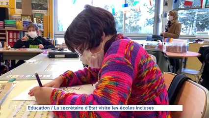 EDUCATION :  La secrétaire d'État visite les écoles inclusives