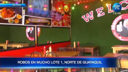 Cámaras de seguridad muestran los robos en Mucho Lote
