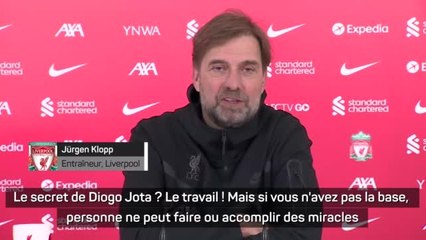Liverpool - Klopp heureux de voir Jota s'épanouir chez les Reds